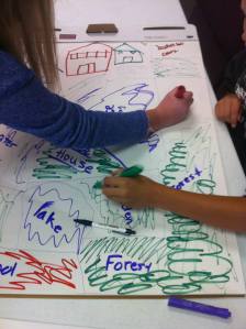 The world  designed by middle-school students